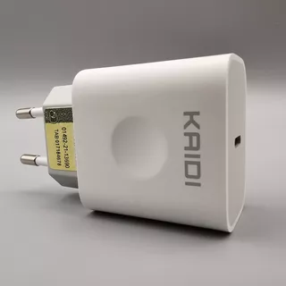 Carregador Kaidi Kd-108 Usb-c Cor Branco