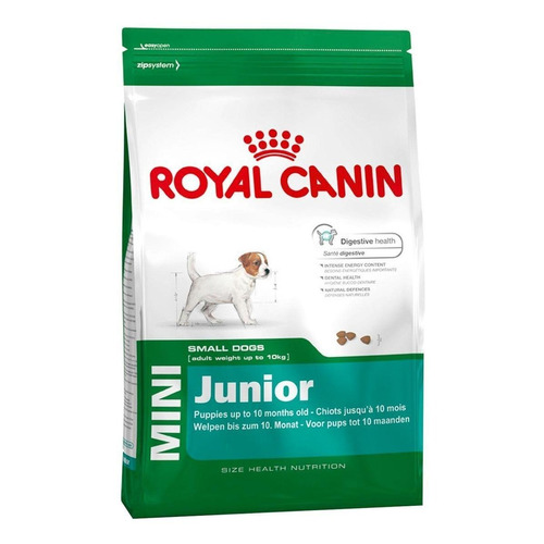 Alimento Royal Canin Size Health Nutrition Mini Junior para perro cachorro de raza pequeña y mediana sabor mix en bolsa de 2.5kg