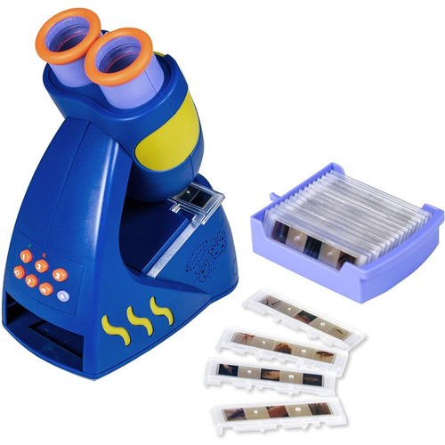 Microscopio Didáctico Infantil Educational Insights Facturam Color Azul