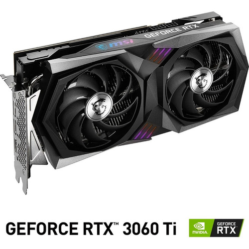 Tarjeta de video Nvidia MSI  Gaming GeForce RTX 30 Series RTX 3060 Ti GEFORCE RTX 3060 Ti GAMING X 8G LHR 8GB