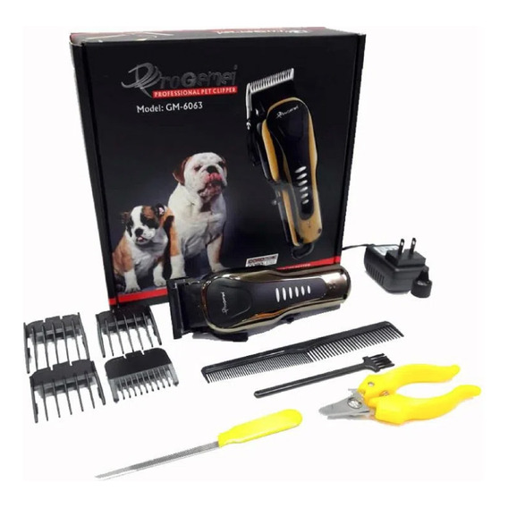 Cortadora Pelo Para Perros Kit Maquina Recargable