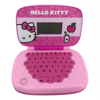 Laptop Infantil Educativo Hello Kitty Bilíngue 5912 Candide