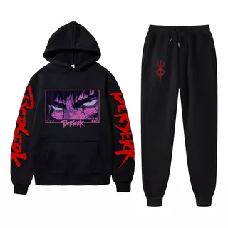 Combo Berserk - Canguro Unisex + Jogger - Anime Manga