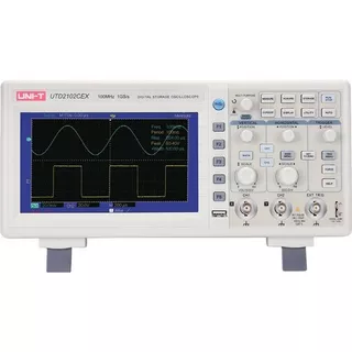 Osciloscopio Digital Uni-t Utd2102cex Blanco - 100mhz De Ancho De Banda Con 2 Canales