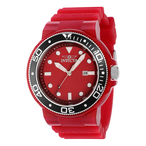 Reloj Para Hombres Invicta Pro Diver 38064 Borgoña