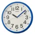Reloj De Pared Seiko Shuyona 30 Cm Azul Para Niños Con Quart