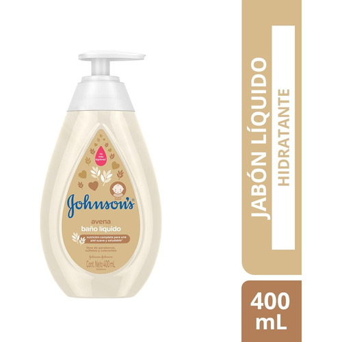 Jabón Líquido Para Bebé Johnson's® Avena X 400 Ml