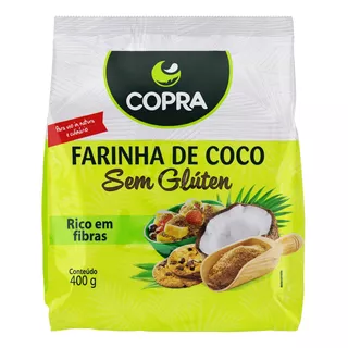 Farinha De Coco Copra Pacote 400g