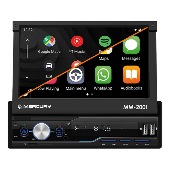 Stereo In Dash Pantalla Carplay Android Auto 7 Pulgadas Usb