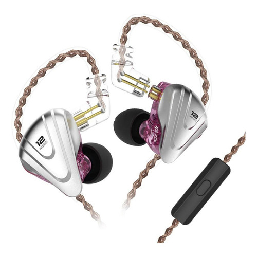 Auriculares in-ear gamer KZ ZSX purple