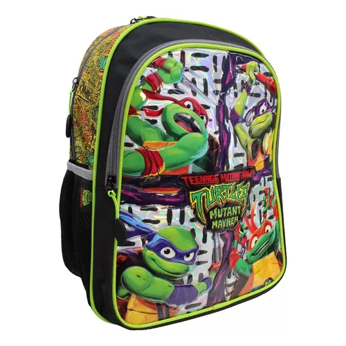 Mochila Primaria Tortugas Ninja A05bp Dise o de la tela Liso
