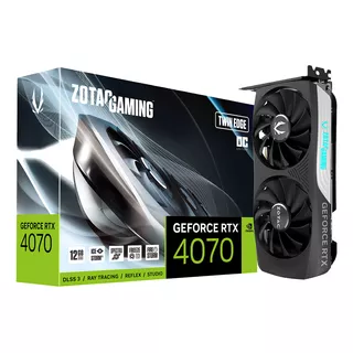 Tarjeta De Video Nvidia Zotac Gaming Geforce Rtx 40 Series Rtx 4070 Zt-d40700h-10m Oc Edition 12gb