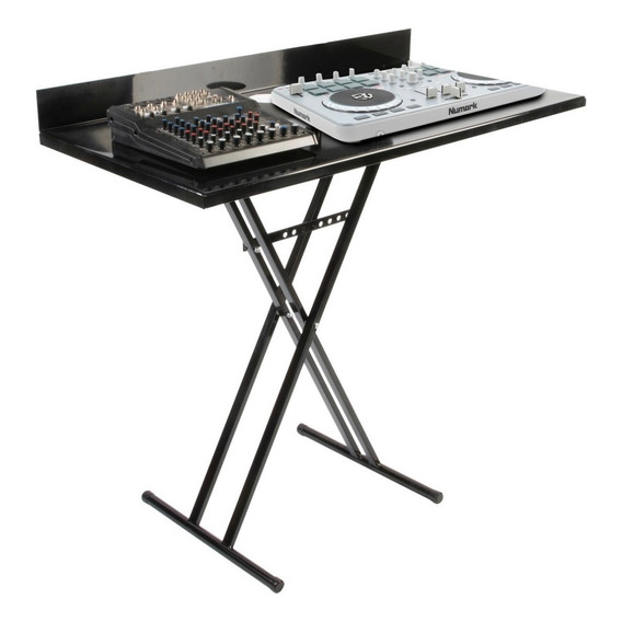 Cabina Dj Mesa Plegable Bandeja Mixer Portatil Todo Metal