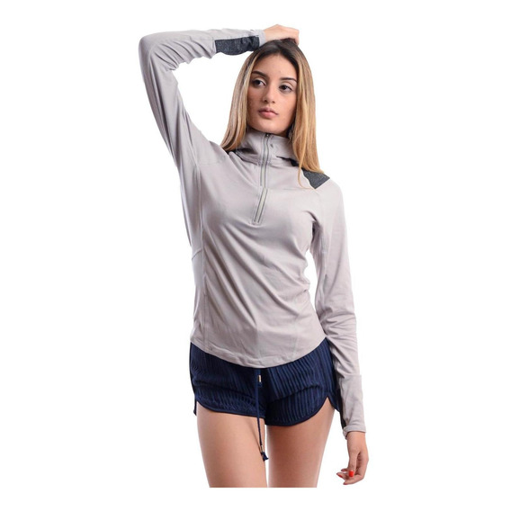 Poleron Mujer Expedition Gris Discovery
