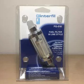 Filtro De Gas. Universal 5/16 (cristal)                     