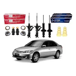  Kit Amortecedor Dianteiro Traseiro Civic 1.7 2004 A 2006