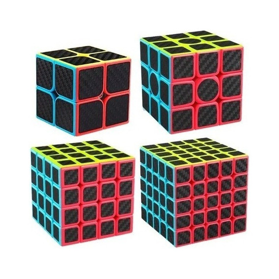 Set De Cubos Mágicos Moyu Fibra De Carbono