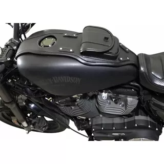 Cubretanque Con Bolsa Central Para Harley Davidson Sportster