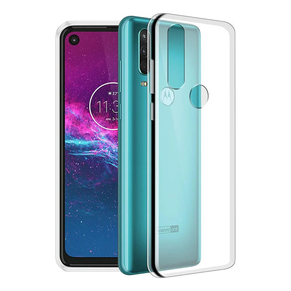 Funda Case Para Motorola One Action Tpu 100% Transparente