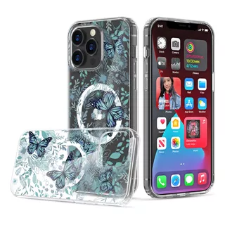 Funda Rigida Para iPhone Con Carga Magsafe Transparente