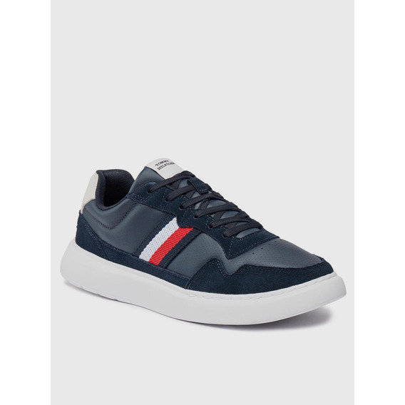 Zapatillas Cupsole Con Cinta Distintiva Azul Tommy Hilfiger