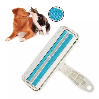 Rolo Removedor Tira Pelos Pet Cães & Gatos Sofá Roupa Carro Cor Azul