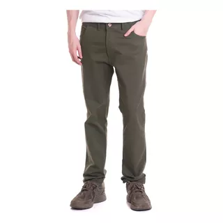 Pantalon Slim De Gabardina- Corte Jean - Colores - B A Jeans