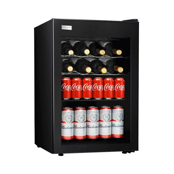 Frigobar Enfriador De Bebidas Refrigerador Cerveza Vinos 53l Color Negro