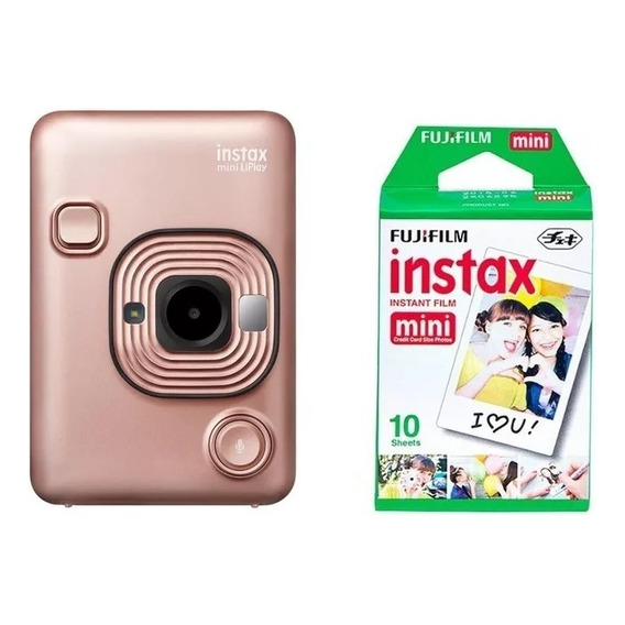 Fujifilm Instax Mini Liplay Cámara Impresora + 10 Fotos