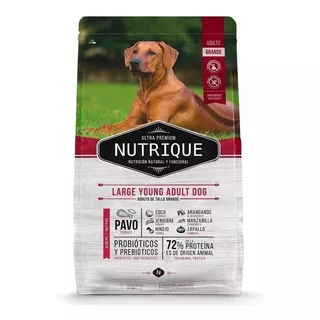 Alimento Nutrique Large Young Adult Dog Para Perro Adulto De Raza Grande En Bolsa De 15 kg