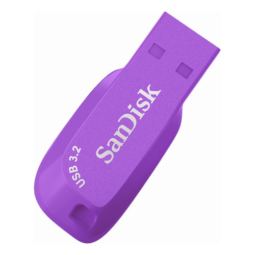 Memoria Usb Sandisk Ultra Shift 128gb Usb 3.2 Sdcz410-128g Color Violeta