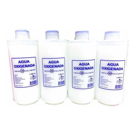 Agua Oxigenada  En Crema 1000ml Mflora