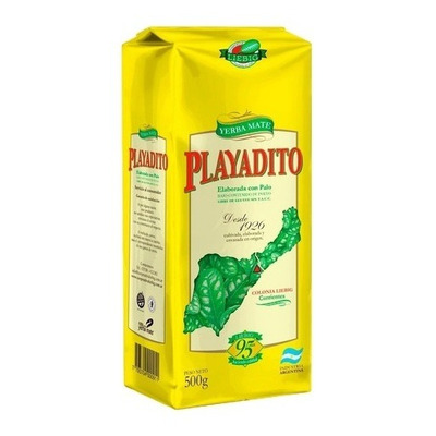 Yerba Mate C/ Palo Paquete 500 Gr Playadito