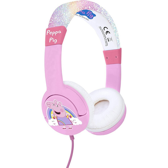 Audifonos Para Niños Otl Peppa Pig Color Rosa