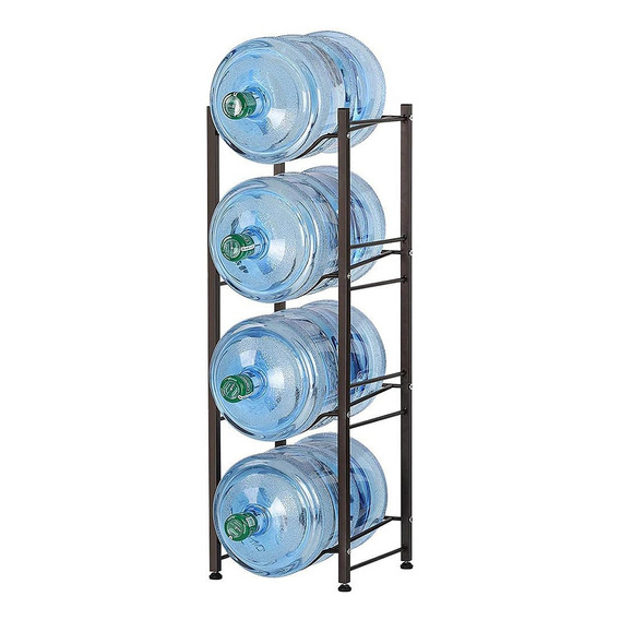 4 Capas Rack Porta Garrafón Extraíble Para Dispensador Agua