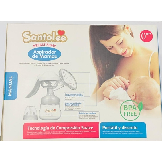 Santolee Extractor Leche Materna Pezonera Colectora Manual