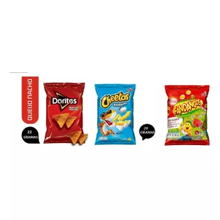 Elma Chips Doritos + Fandangos + Cheetos Caixa C/ 30un Total