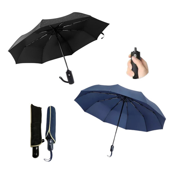 Paraguas Plegable Automático Bolsillo Portátil Pack 
