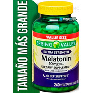 Melatonina Con Balsamo Limon 10 Mg Extra Fuerza | 240 Tabs