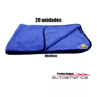 20 Flanelas De Microfibra Roxa Low Cost 40x60cm Autoamerica