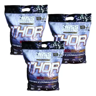 3 Proteina Thor Mega Massgainer - L a $37308