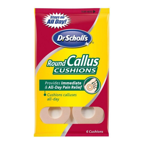 Dr Scholl´s Round Callus Cushions Bolsa Con 6 Cushiones