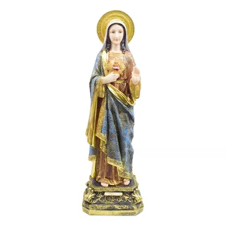 Sagrado Coração De Maria 69cm - Enfeite Resina