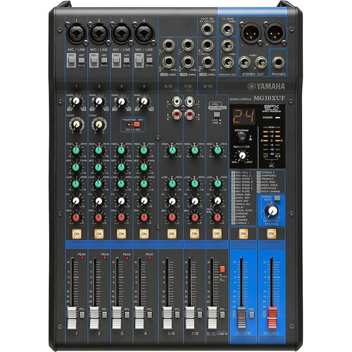 Consola Yamaha MG10XUF de mezcla 220V