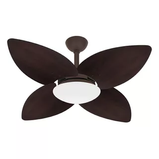 Ventilador Teto Marrom Winds 4 Pás Palha Turbo Ventax 220v Cor Das Pás Tabaco Diâmetro 120 Cm Material Das Pás Mdf