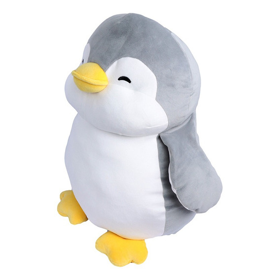 Miniso Peluche De Pingüino Gris