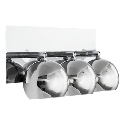 Aplique Alyssa Bocha Ø9cm 3xgu10 Cromo 1870/3a Movil Cromo