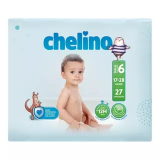 Pañales Para Adultos O Niños, Chelino Fashion T6 X 162 Unid.