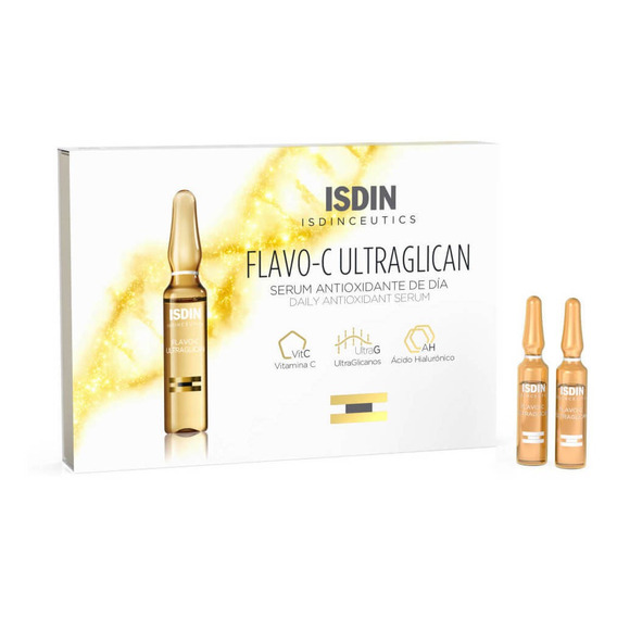 Isdin® Flavo C Ultraglican Serum X 30 Ampollas