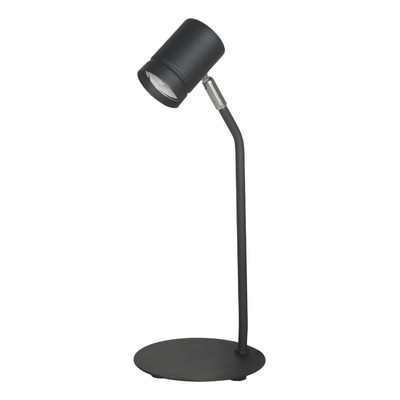 Velador De Mesa Escritorio Plasencia Negro Movil Gu10